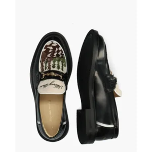 Filling Pieces Loafer Chess Zwart Herenloafers