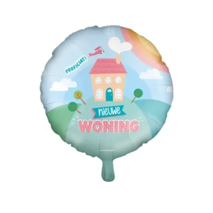 Folieballon - Proficiat, nieuwe woning - 46cm