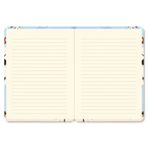 Notitieboek - Mid size journal - Playful pups - 16x21cm