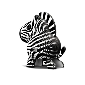 Bouwpakket - Eugy 3D - Wild dier - Zebra - 27st. - 6.2x4.4x6.8cm - Karton - 6+
