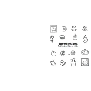 Boek - Kleurboek - Sunny vibes - Comfy & cosy - 1