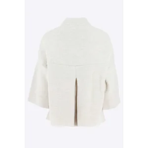 Signe Nature Dames Gilet: Ecru, met knopen ( Signe.1392 )
