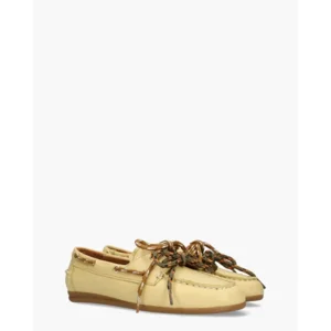 Toral Kimana Lichtgeel Dames Veterschoenen