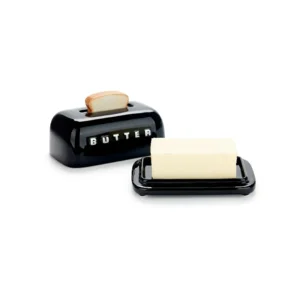 Balvi Botervloot Retro Zwart 125gr