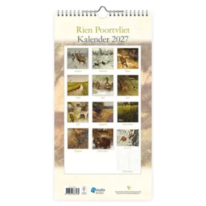 Kalender - Vos - Rien Poortvliet - 2027 - 18x34,5cm