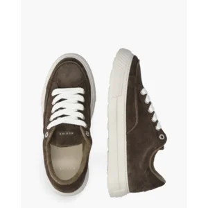 Nubikk Caldera Tora Donkerbruin Herensneakers