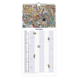 Kalender - Jan van Haasteren - 5 personen - 2027 - 21x45cm