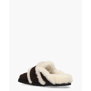 Nubikk Teddy Furry Donkerbruin Damesslippers
