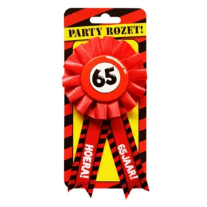 Rozet - 65 jaar - Verkeersbord