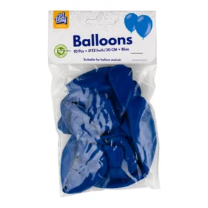 Ballonnen - Blauw - 30cm - 10st.