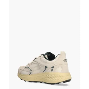 Mercer Amsterdam The Re-Run Max Beige/Groen Herensneakers