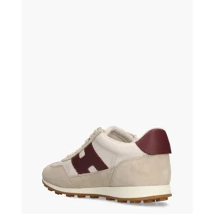Hogan Athletic Beige/Bordeaux Damessneakers
