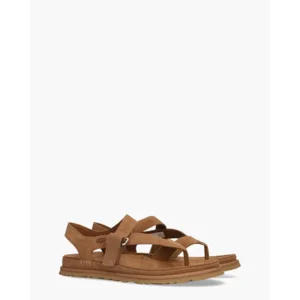 UGG Goldengaze Toe Post Chestnut Damessandalen