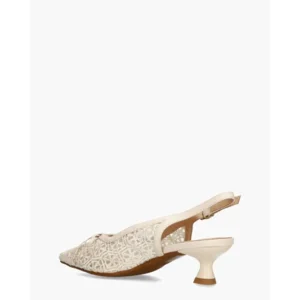 Di Lauro Dana Roomwit Dames Slingbackpumps