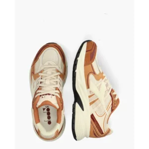 Diadora Sport Mythos Star Off-White/Cognac Damessneakers