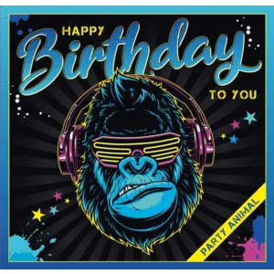 Kaart - Muziek - Happy birthday to you, party animal - 032