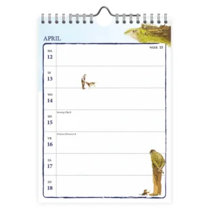 Kalender - Lang leve de boerderij! - Melken - Rien Poortvliet - 2027 - 16,5x23cm