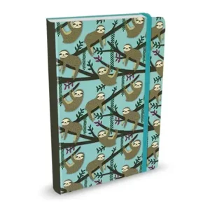 Notitieboek - Compact journal - Peter Pauper - Sloth Blue - 13x18cm