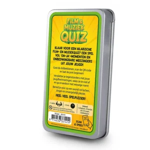 Spel - Film & muziek quiz - 18 jaar