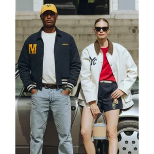 Mercer Amsterdam The Varsity Polo Donkerblauw Jack