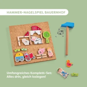 Hamertje tik - Boerderij - Met voorbeeldkaarten - 3+