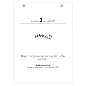 Scheurkalender - Happinez - 2027 - 13x18cm