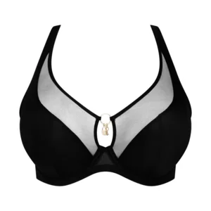 Prima Donna Twist Plunch BH: Sheary, Zwart, Europese Maten pdo.613