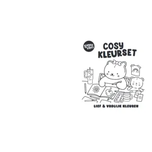 Boek - Kleurboek - Sunny vibes - Cosy kleurset