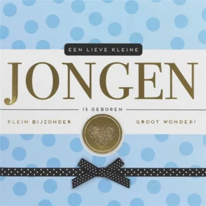 Kaart - Jongen - Glitter & Glamour - SQE.3035