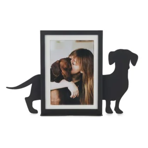 Fotolijst Fotokader Teckel Hond Zwart | Balvi