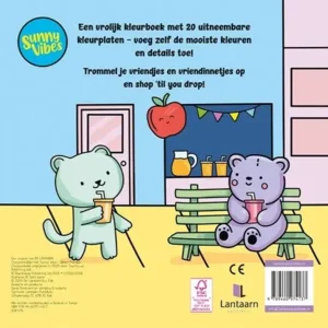 Boek - Kleurboek - Sunny vibes - Happy shopping