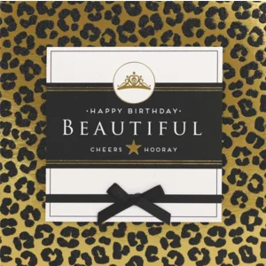Kaart - Happy birthday - Glitter & Glamour - SQA.3024