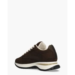 VIA VAI Usher Riggs Donkerbruin Damessneakers