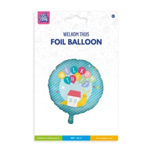 Folieballon - Welkom thuis - Slak - 46cm