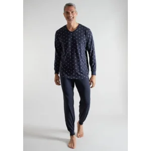 Ceceba Heren Pyjama: Katoen, Blauw, Tot 6XL ( CEC.78 )