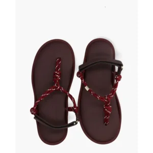 Flòwze Flò Monocolor Bordeaux Damessandalen