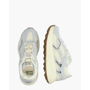 Mercer The Re-Run Max Roomwit/Lichtblauw Damessneakers