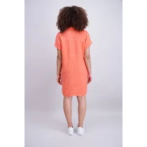 Signe Nature Linnen Hemdskleed: Koraal ( Signe.1371 )