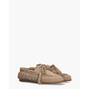 Miss Behave Beige Dames Veterschoenen