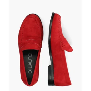 Di Lauro Delizia Rood Damesloafers