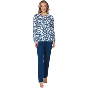 Pastunette Dames Pyjama: Blauw, tot maat 54 ( PAS.203 )