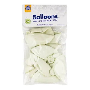 Ballonnen - Wit - 30cm - 10st.