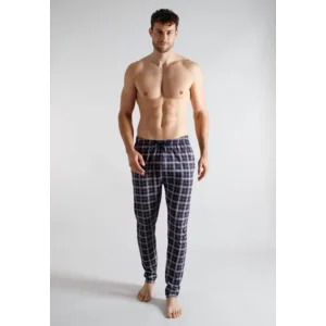Tom Tailor Pyjama Heren: Blauw / carree broek ( CEC.75 )