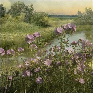 Kaartenmapje - 2 x 4 designs - Saskia Boelsums - Wildflowers - 12x12cm