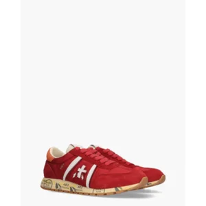 Premiata Lucydo Rood Damessneakers