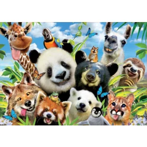 Educa puzzel - Selfies - 1000 stukjes - Llama drama selfie