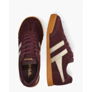 Gola Harrier Mirror Aubergine/Goud Damessneakers