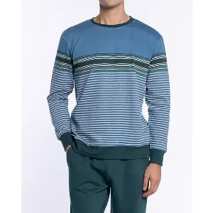 Punto blanco Pyjama Heren: Gemoltoneerd, Gestreept ( PUN.78 )