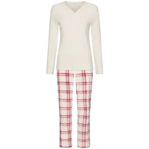 Pastunette Dames Pyjama: Ecru / carree broek ( PAS.181 )