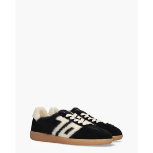Back 70 Mohair Zwart/Wit Damessneakers
